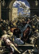 El Greco The Purification of the Temple oil painting on canvas